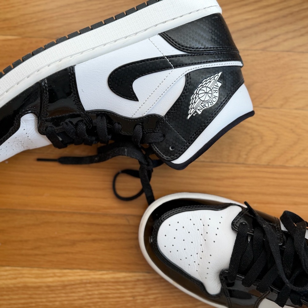 Air Jordan 1 Mid "All-Star 2021" sneakers Black/White - Picture 7 of 13